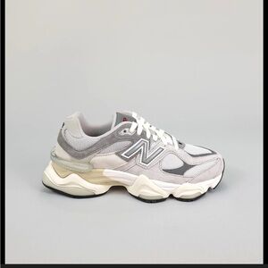 New Balance Women's Cream and Gray Sneakers